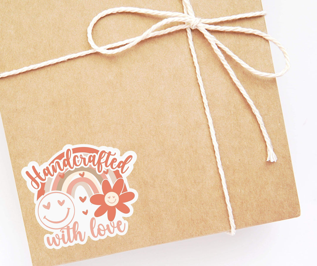 Handcrafted With Love Packaging Sticker Sheet