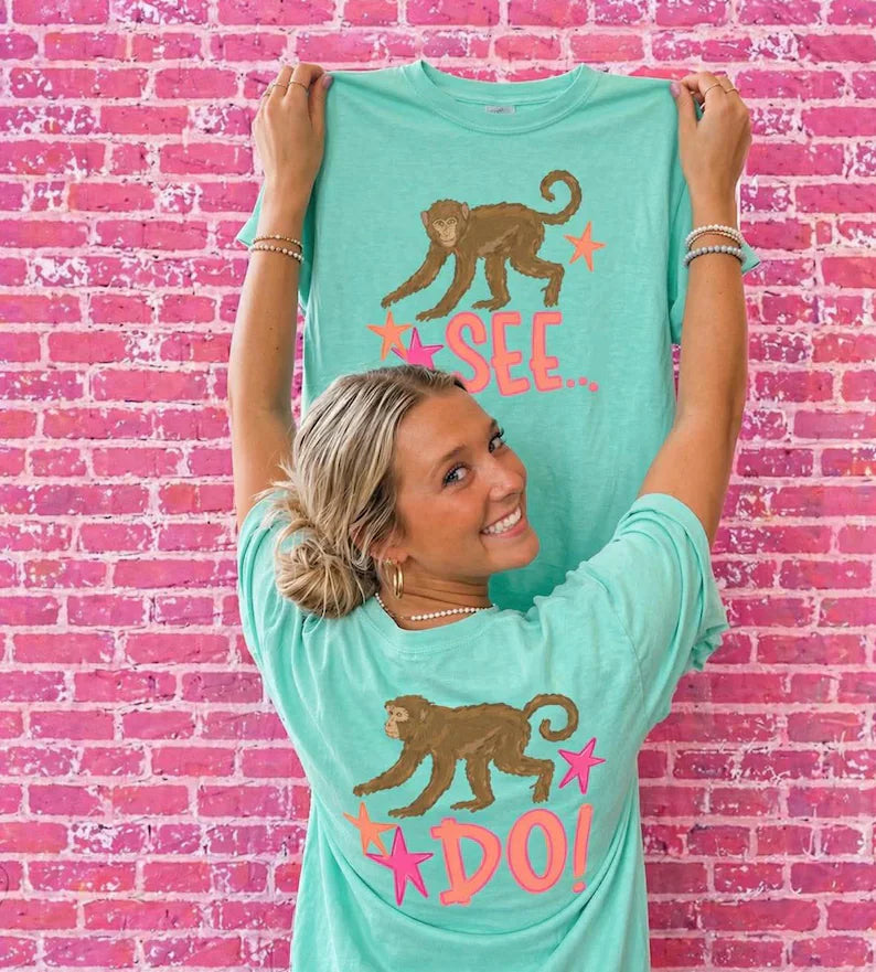 Monkey See/Monkey Do DTF Print – Simple Tymes