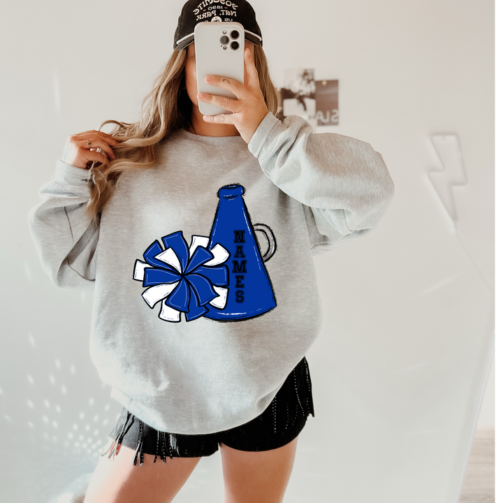 Cheer Pom/Megaphone Customs DTF Print