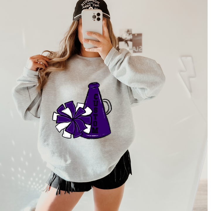 Cheer Pom/Megaphone Customs DTF Print
