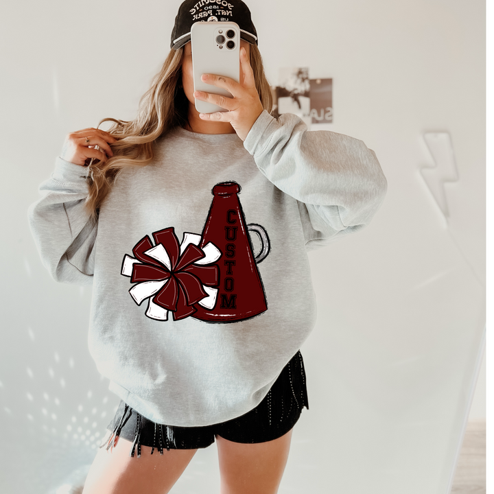 Cheer Pom/Megaphone Customs DTF Print
