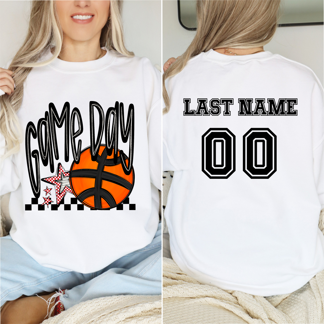 Game Day Basketball Custom DTF Print
