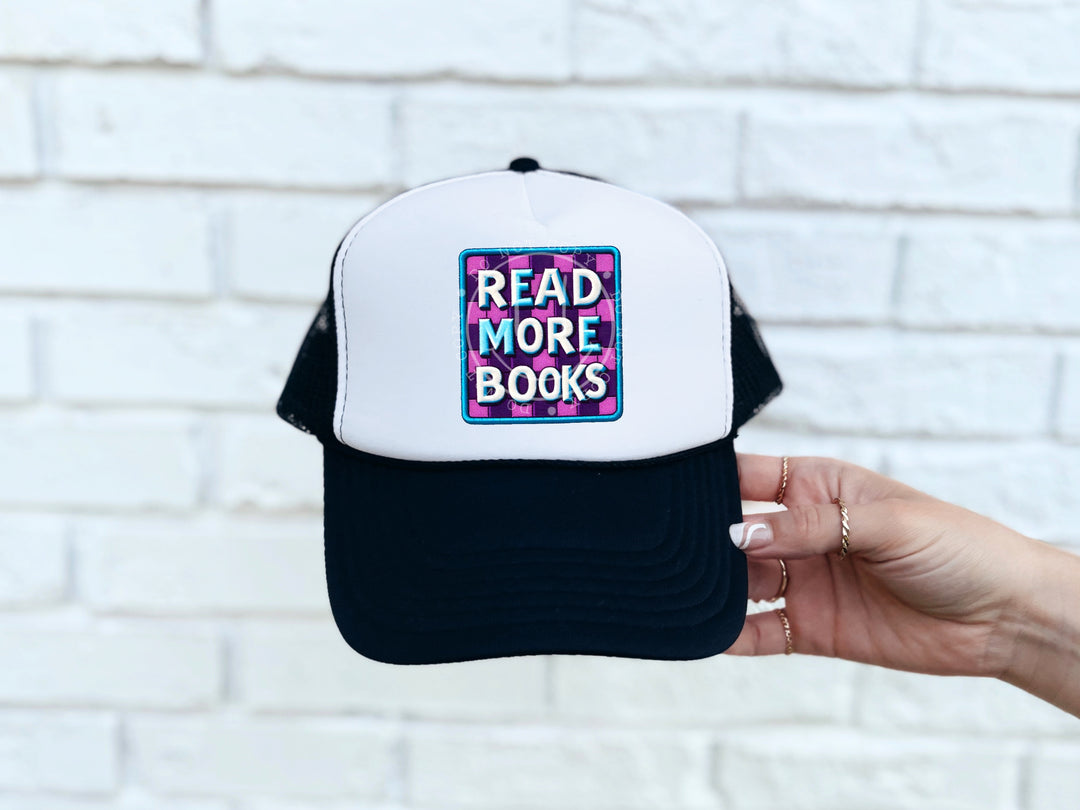 Read More Books Faux Patch DTF Print