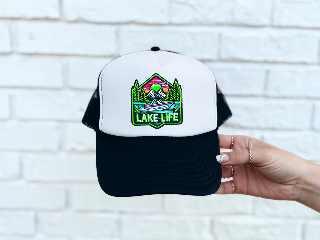 Lake Life Faux Patch DTF Print