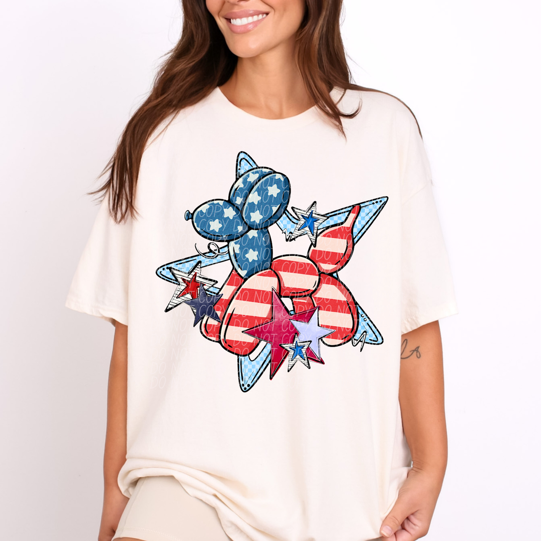 Merica Balloon Printed Tee