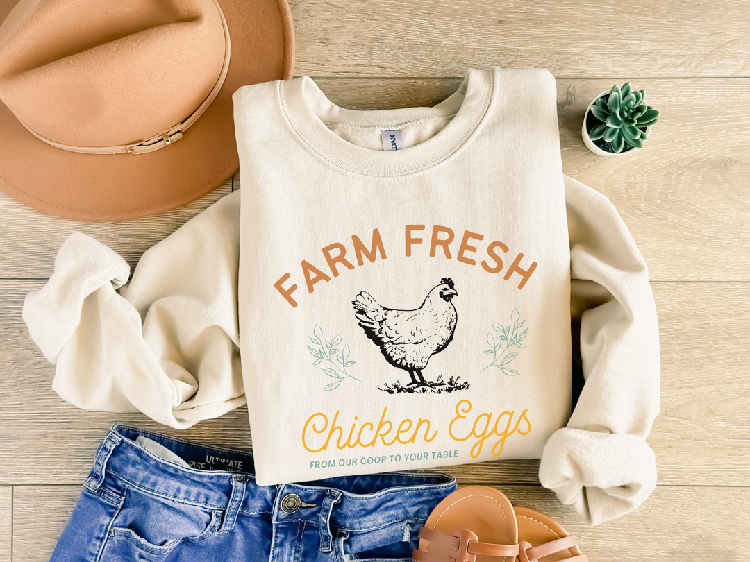 Farm Fresh Eggs DTF Print