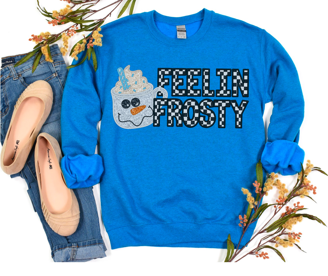 Feelin’ Frosty Checkerboard DTF Print