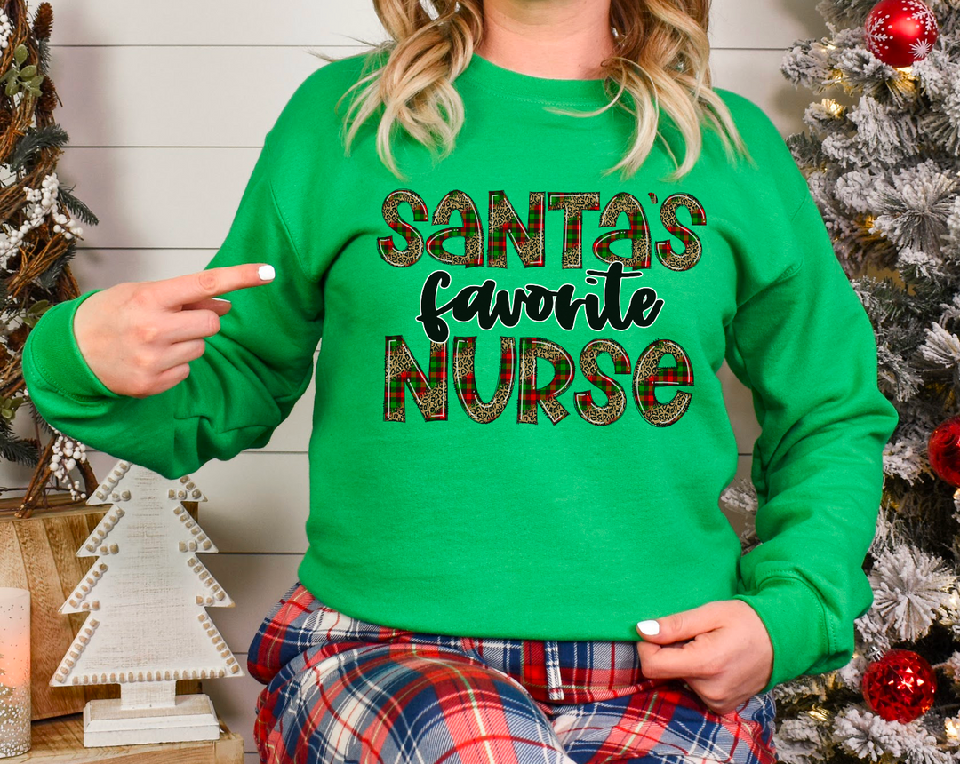 Santa’s Favorite Nurse DTF Print