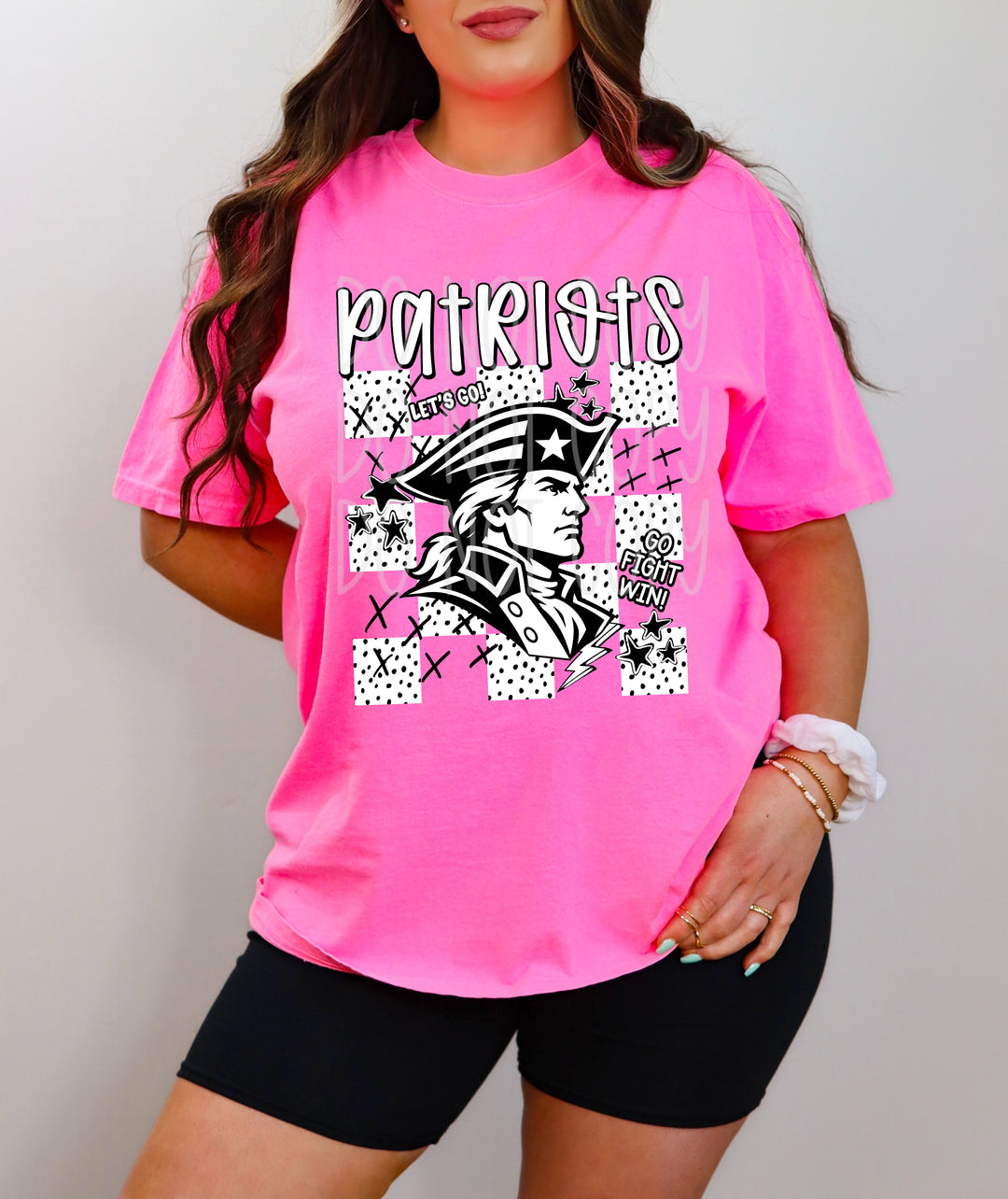 Dotties and Doodles Mascots DTF Print