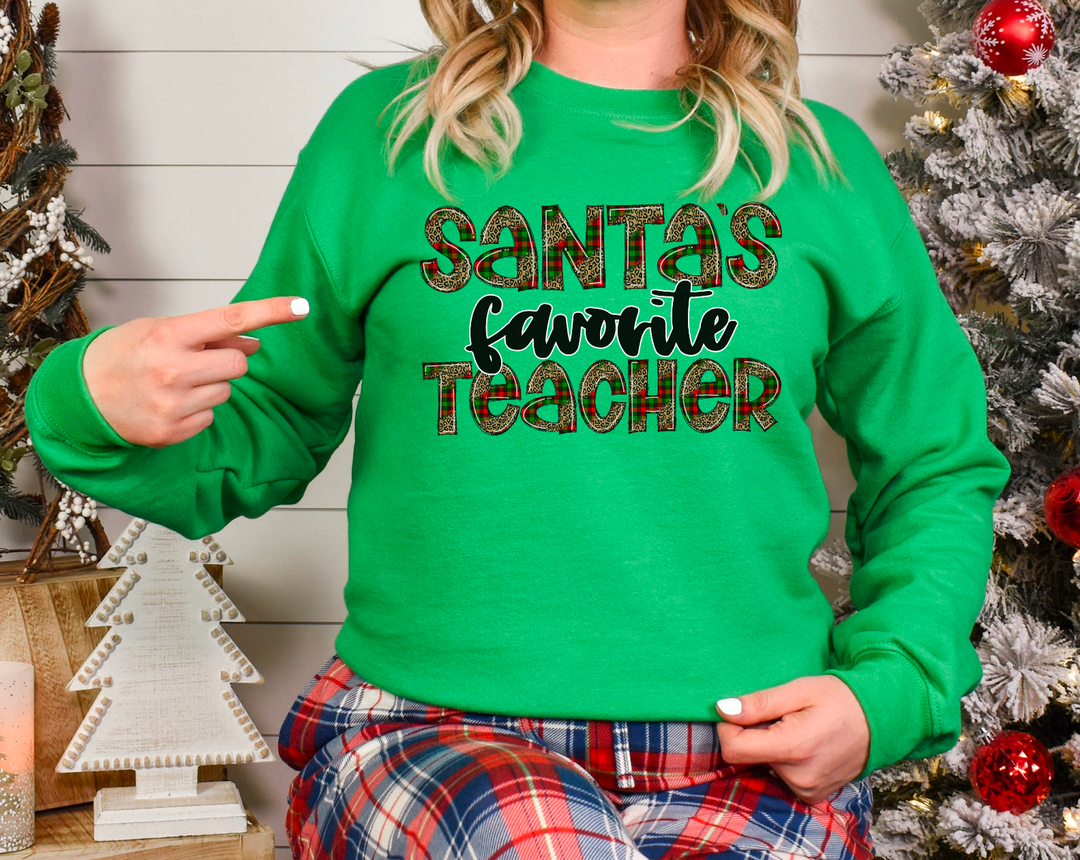 Santa’s Favorite Teacher DTF Print