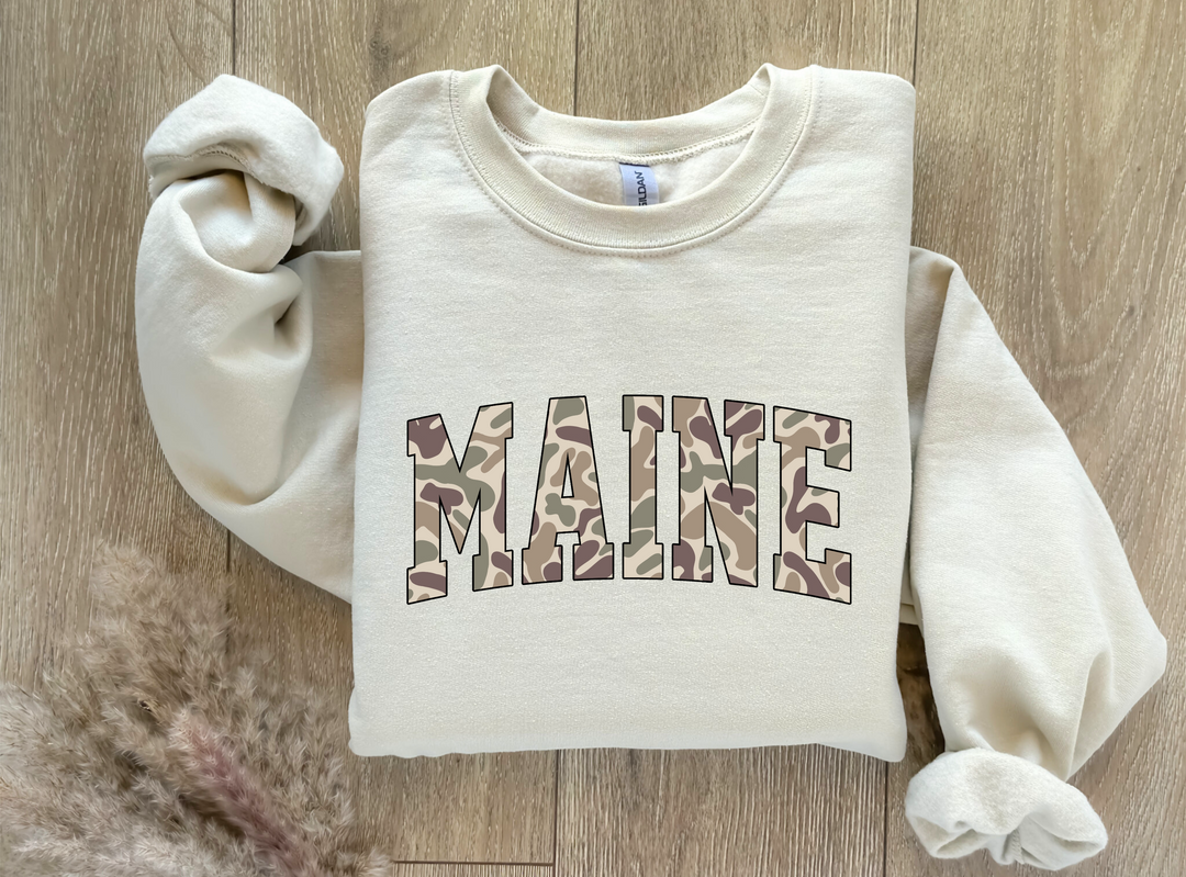 Camo State DTF Print