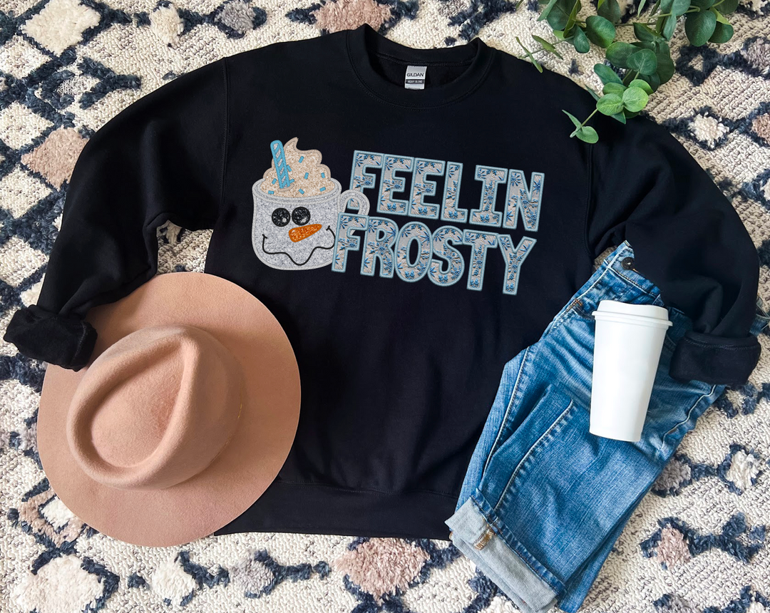 Feelin’ Frosty Faux Embroidery DTF Print