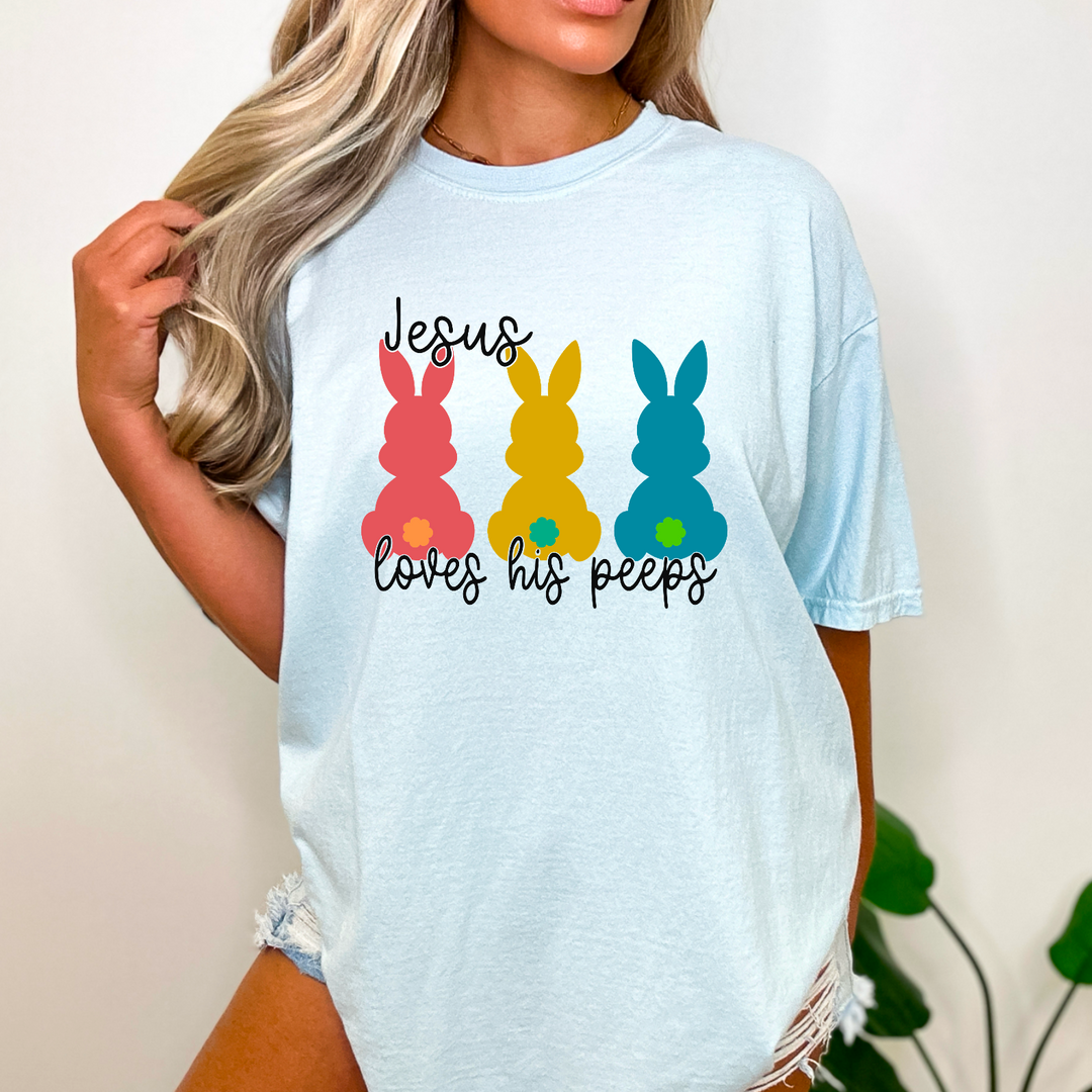 Jesus Loves His Peeps DTF Print