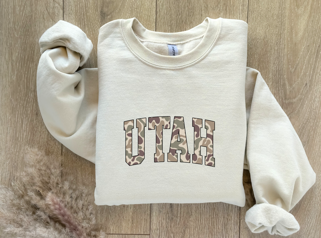 Camo State DTF Print