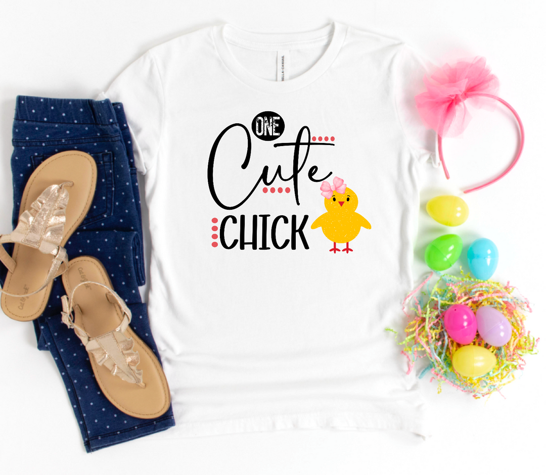 One Cute Chick DTF Print