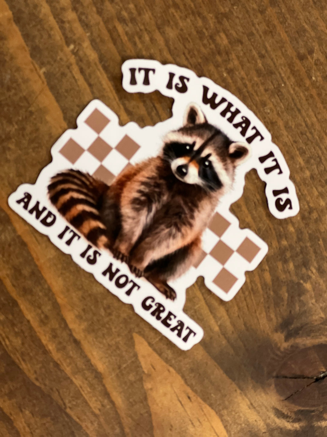 It Is What It Is Die Cut Sticker