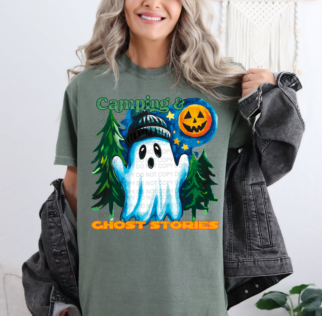 Camping And Ghost Stories DTF Print