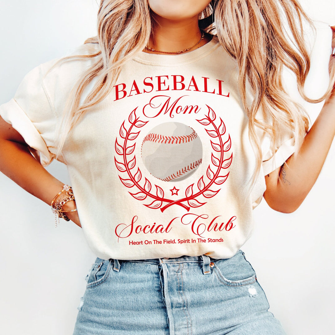 Baseball Mom Social Club DTF Print