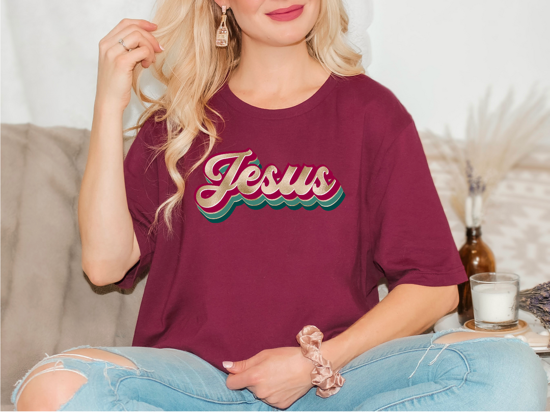 Jesus Stacked DTF Print