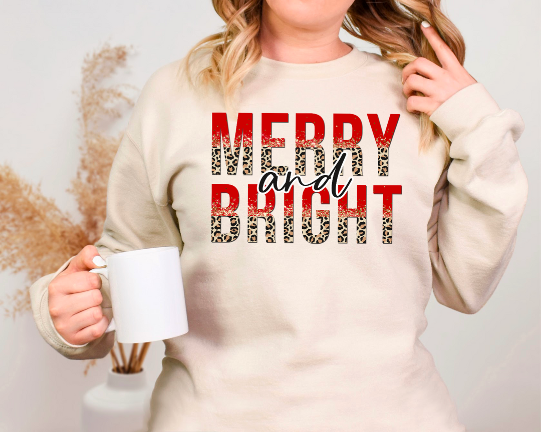 Merry and Bright DTF Print