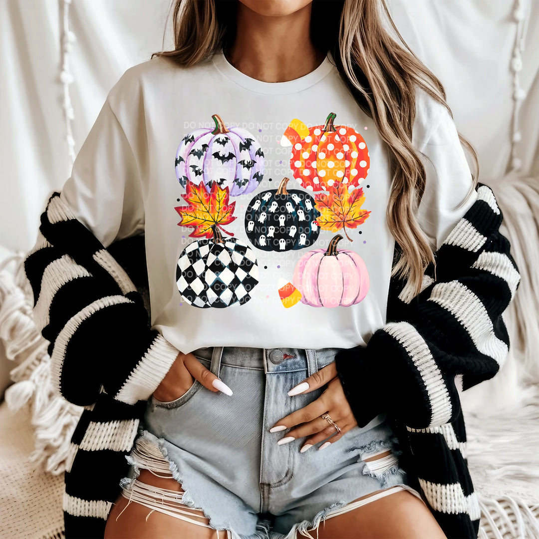 Pumpkin Collage DTF Print