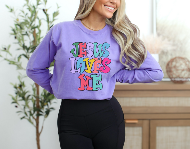 Jesus Loves Me DTF Print