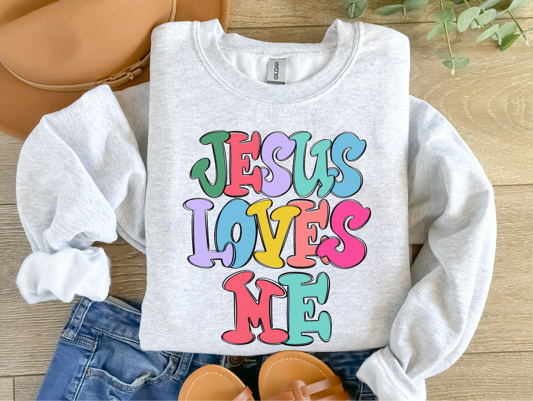 Jesus Loves Me DTF Print