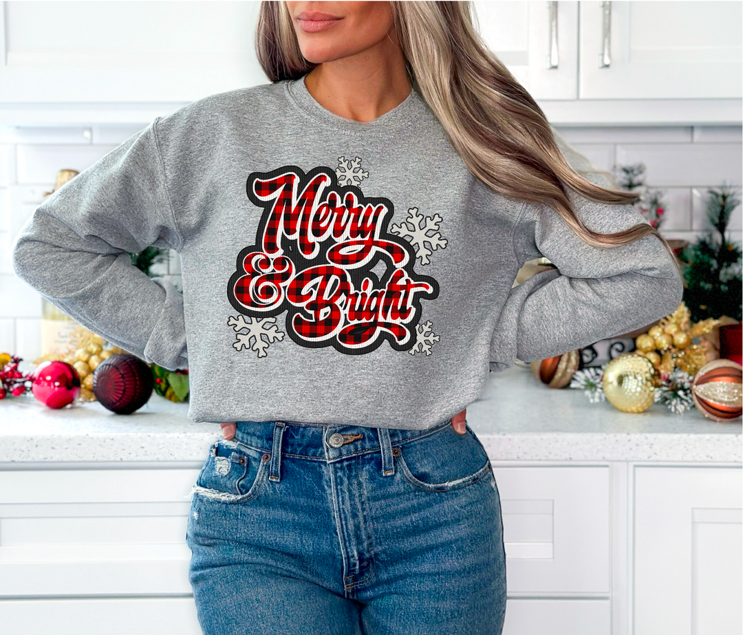 Merry And Bright DTF Print