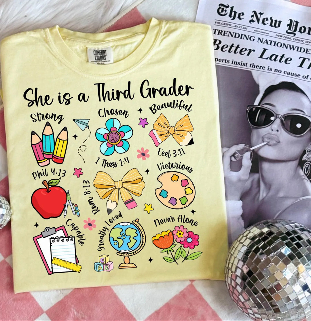 She Is A Grade Level DTF Print