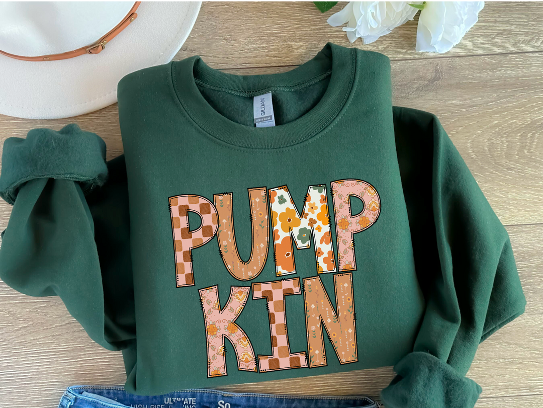 Fall Boho Pumpkin DTF Print