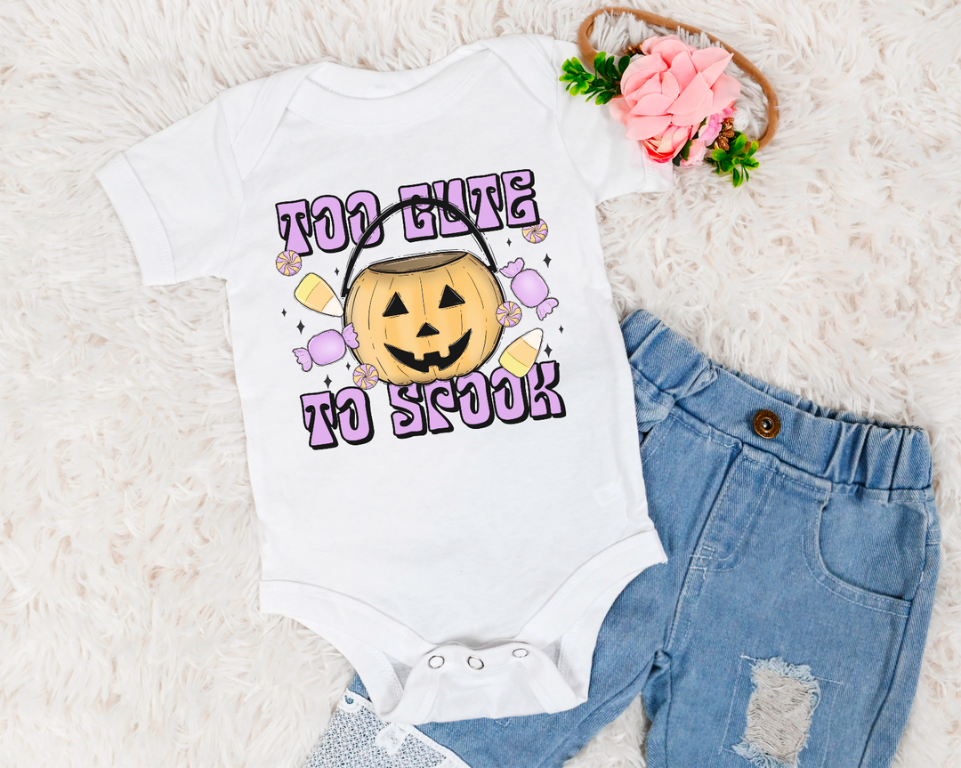 Too Cute To Spook DTF Print