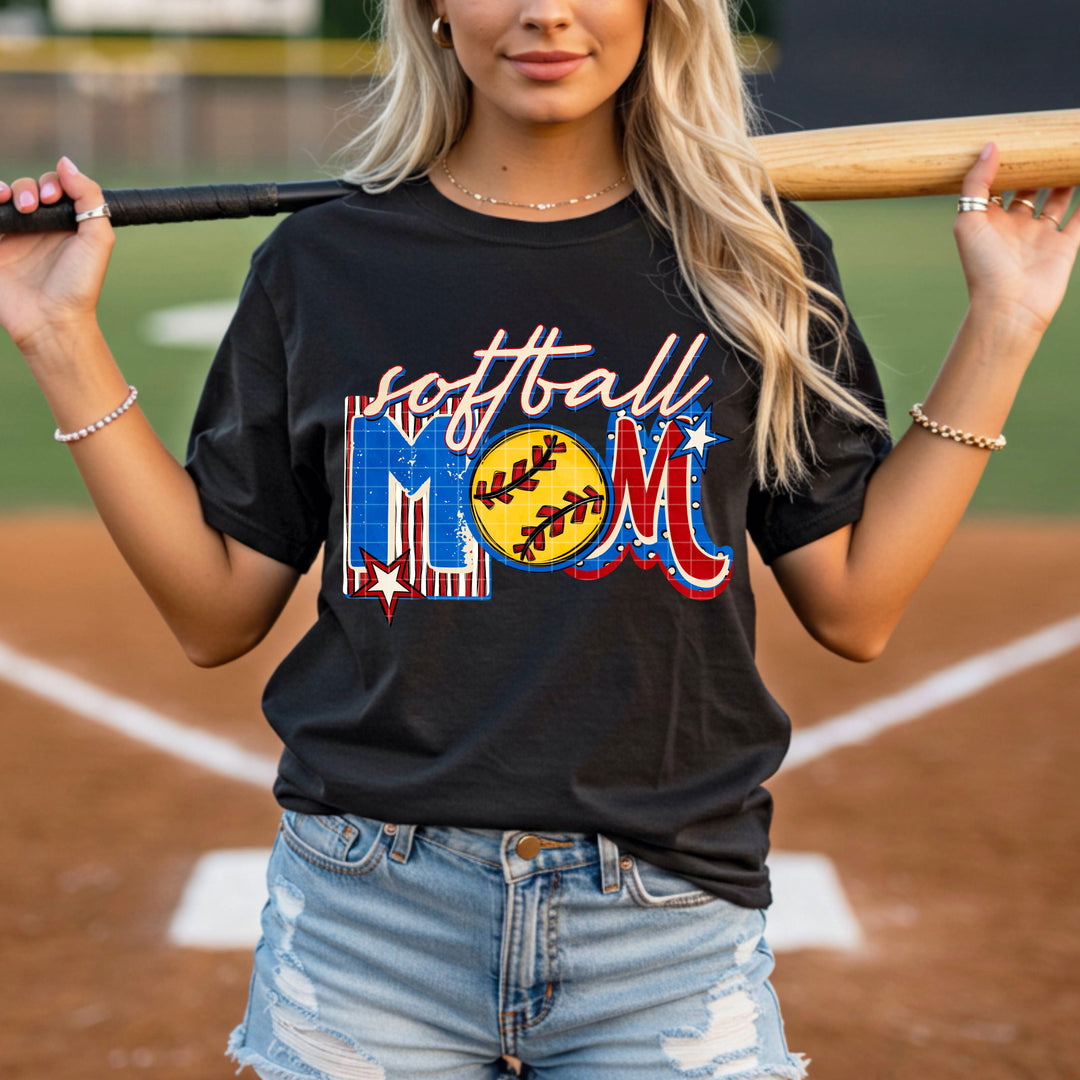 Softball Mom DTF Print