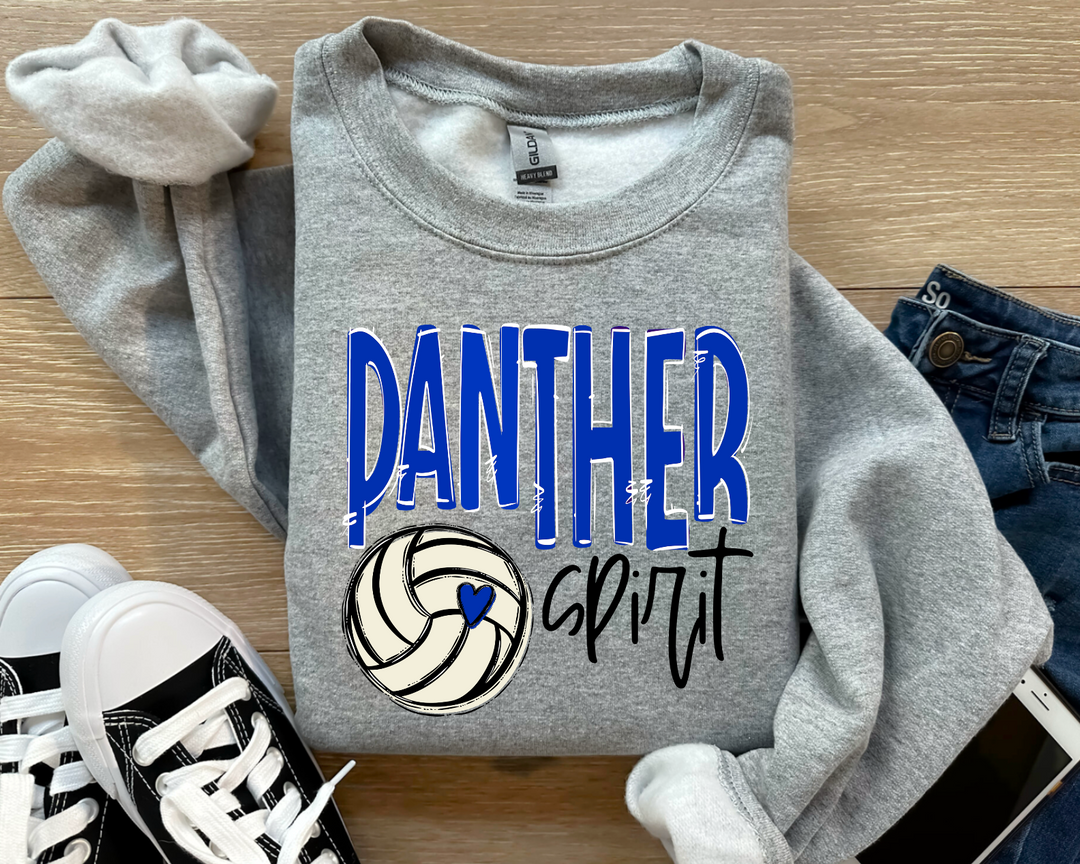 Panther Spirit Volleyball DTF Print