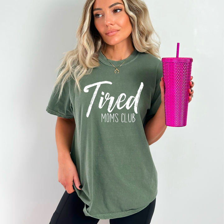 Tired Moms Club DTF Print