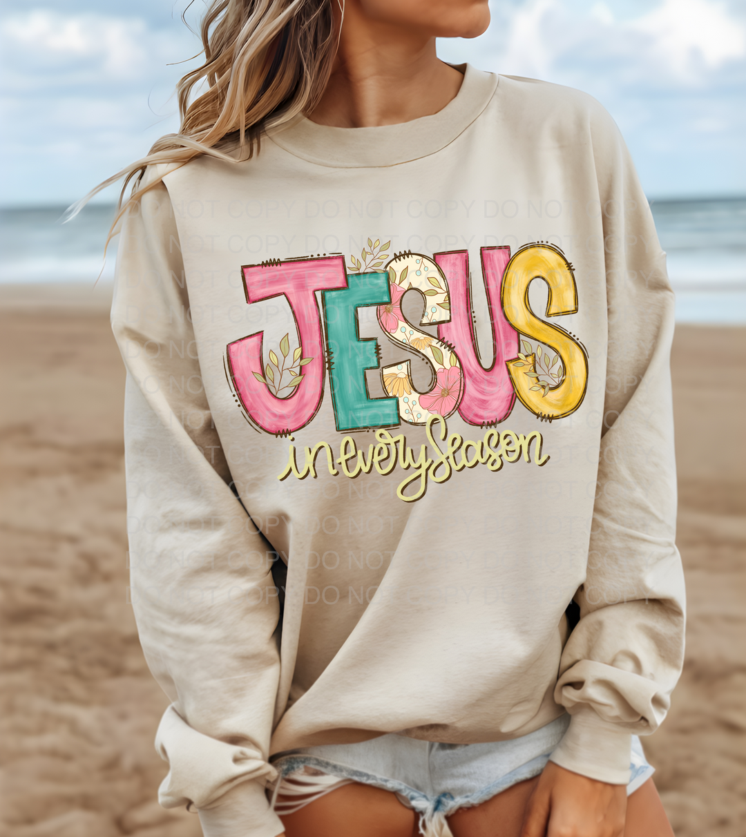 Jesus In Every Season DTF Print