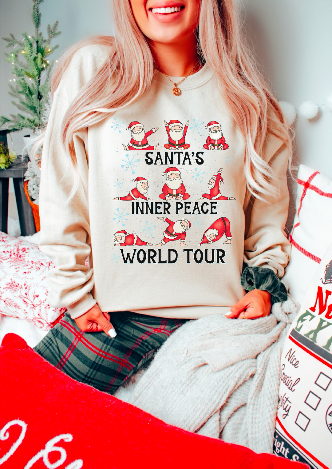 Santa’s Inner Peace World Tour DTF Print