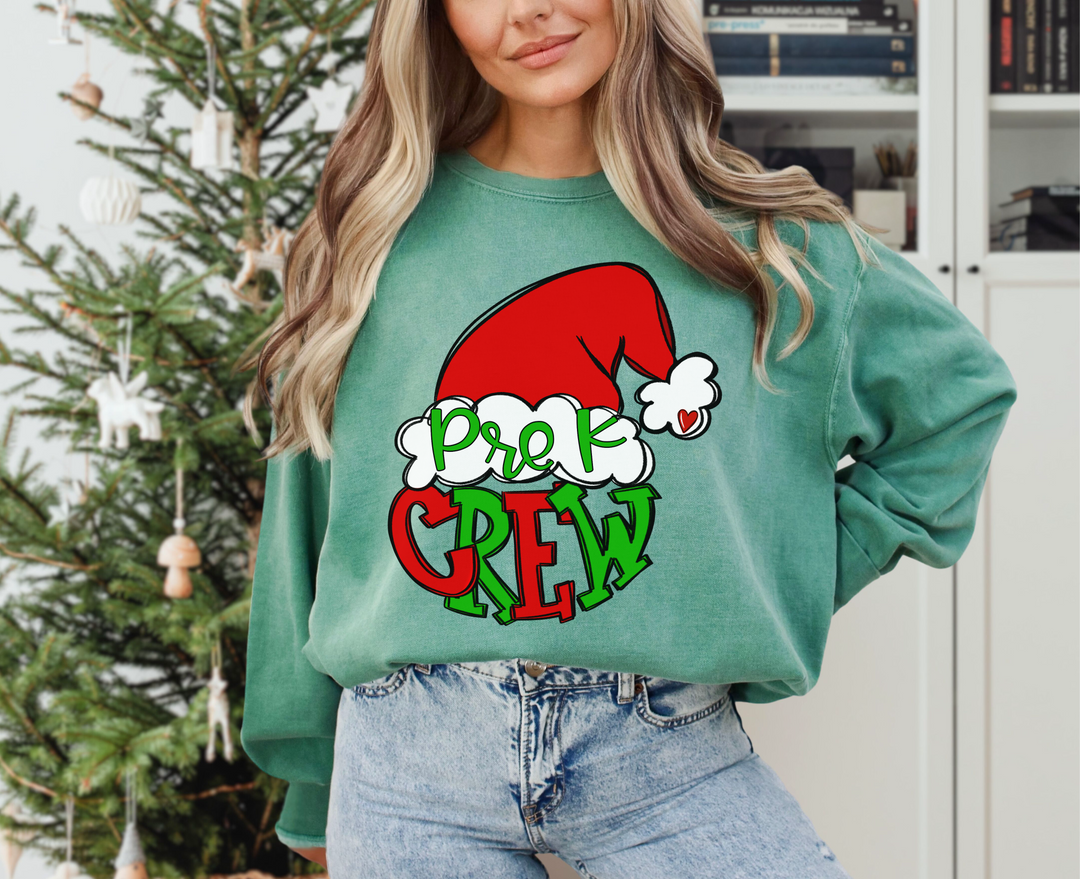 Santa Hat School Crew DTF Print