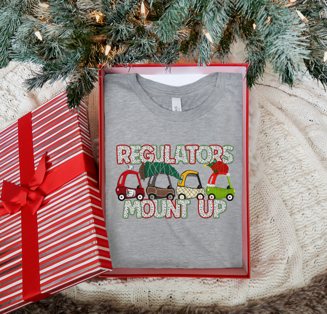 Regulators Mount Up Cozy Coupe x4 DTF Print