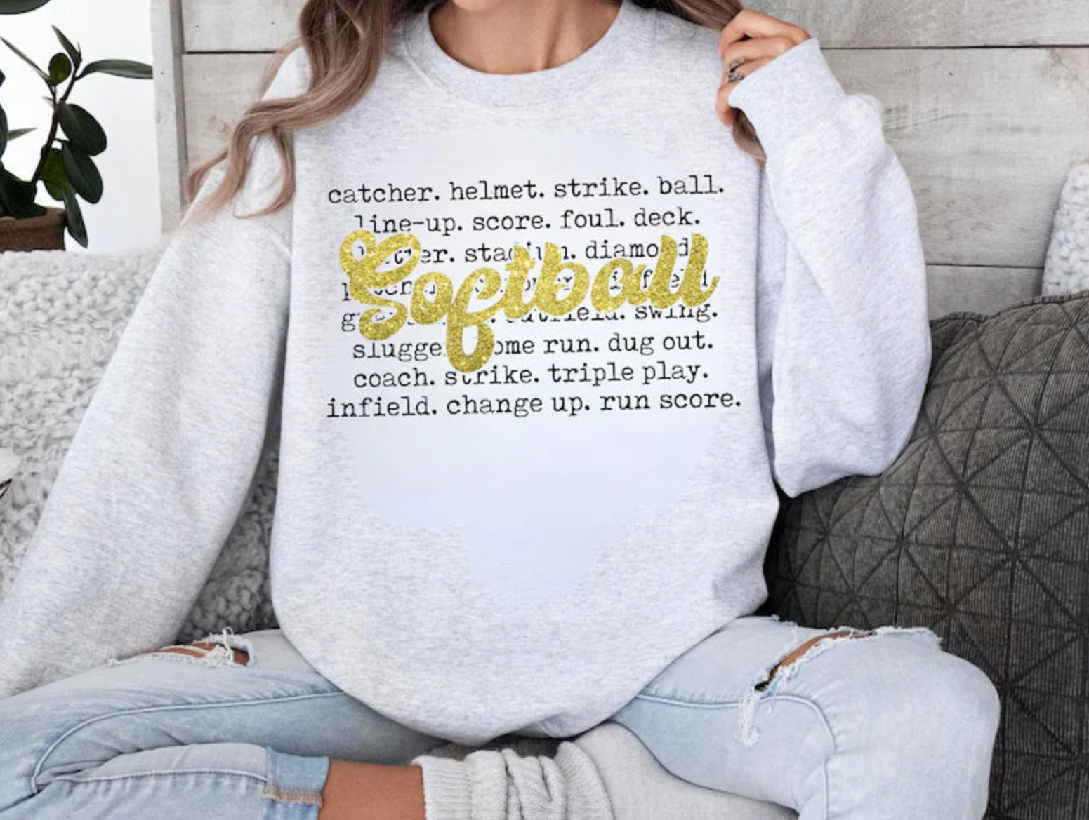 Softball Definition DTF Print Simple Tymes