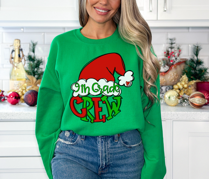 Santa Hat School Crew DTF Print