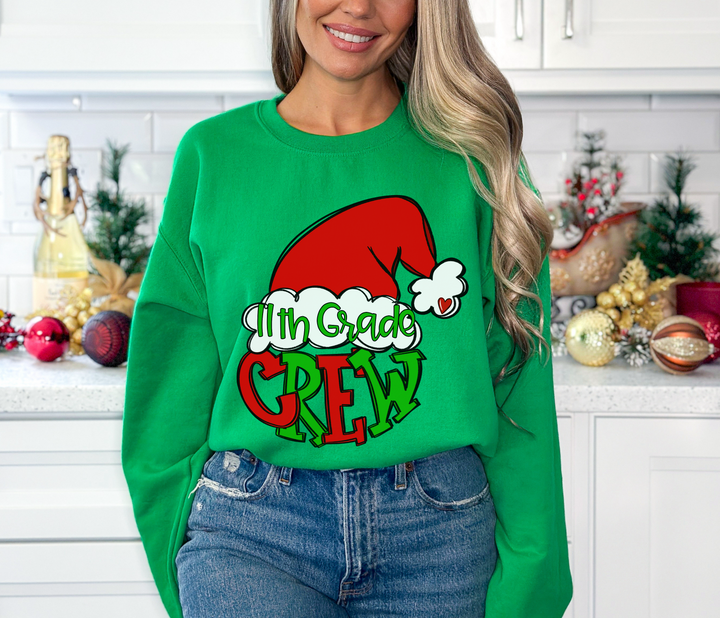 Santa Hat School Crew DTF Print