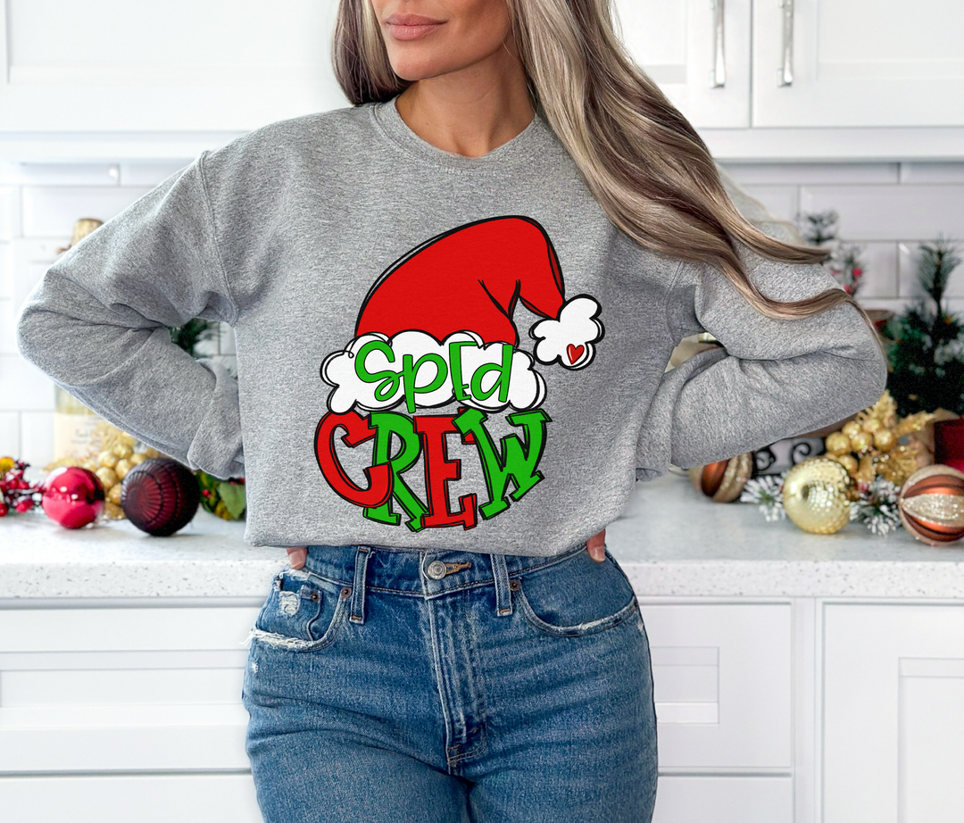 Santa Hat School Crew DTF Print