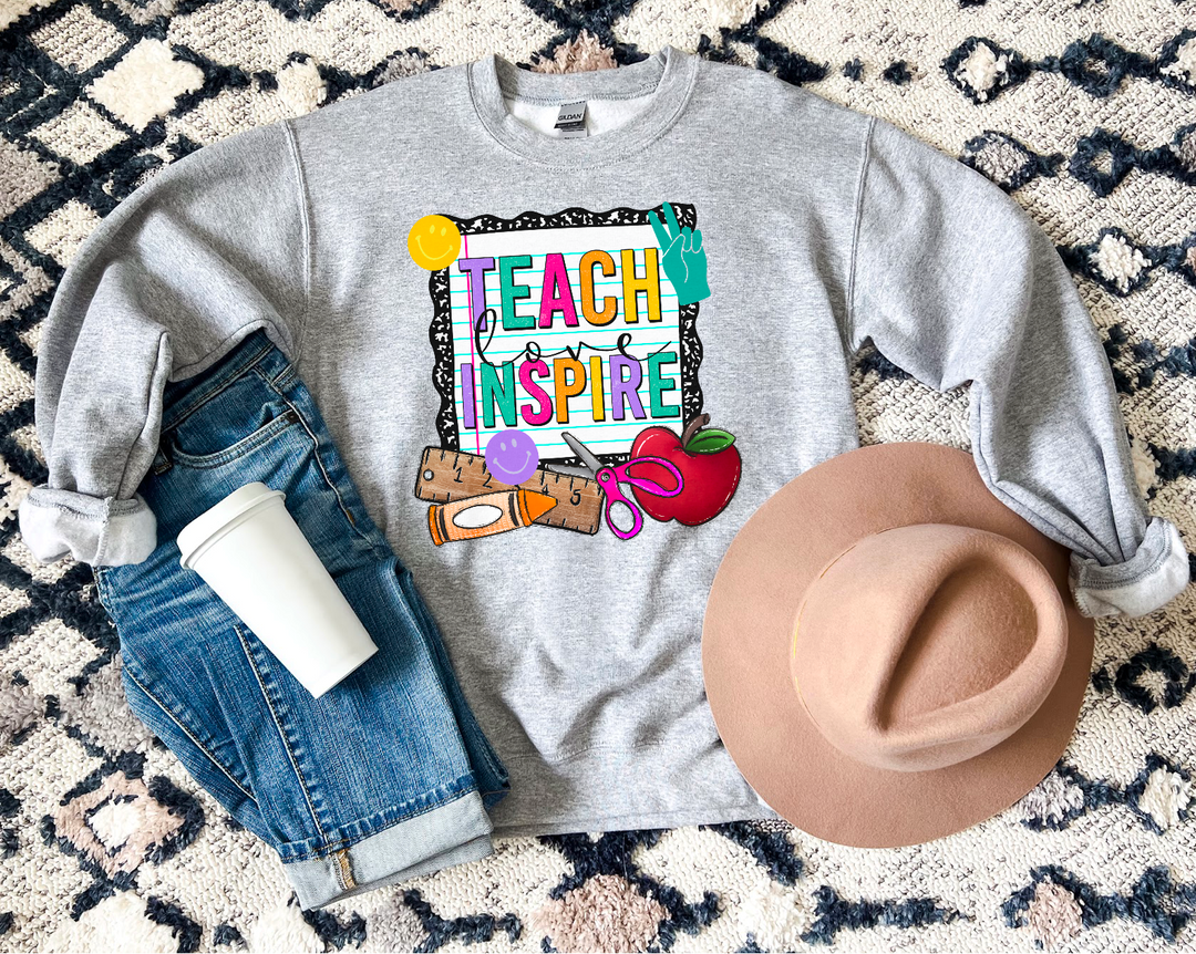 Teach Love Inspire DTF Print