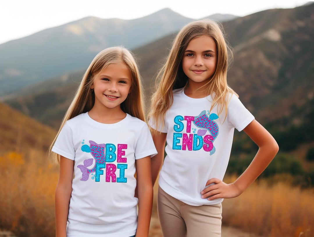 Best Friend Mermaid Set DTF Print