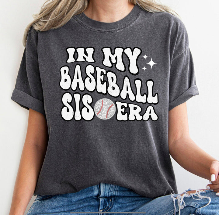 In My Baseball Sis Era DTF Print