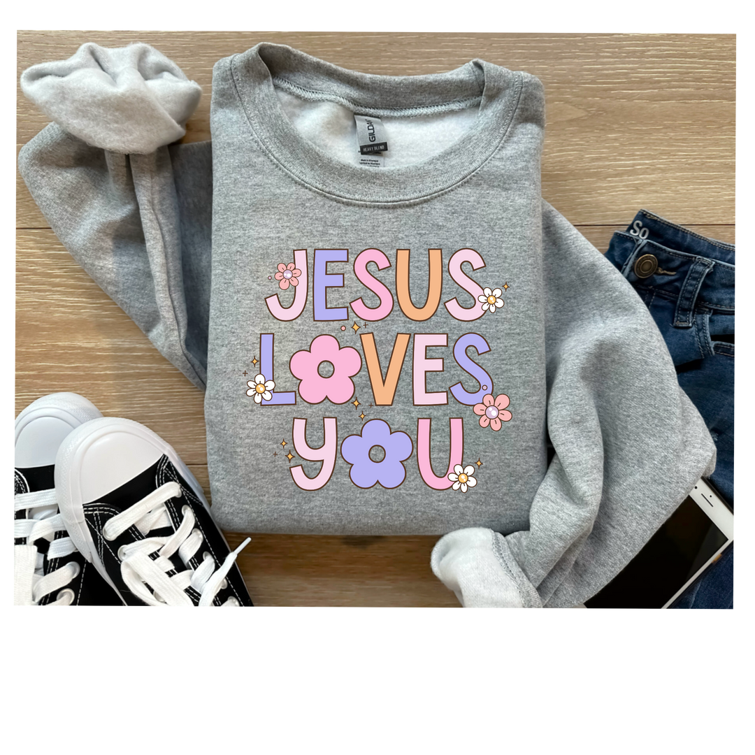 Jesus Loves You DTF Print