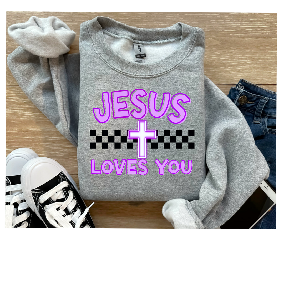 Jesus Loves You DTF Print