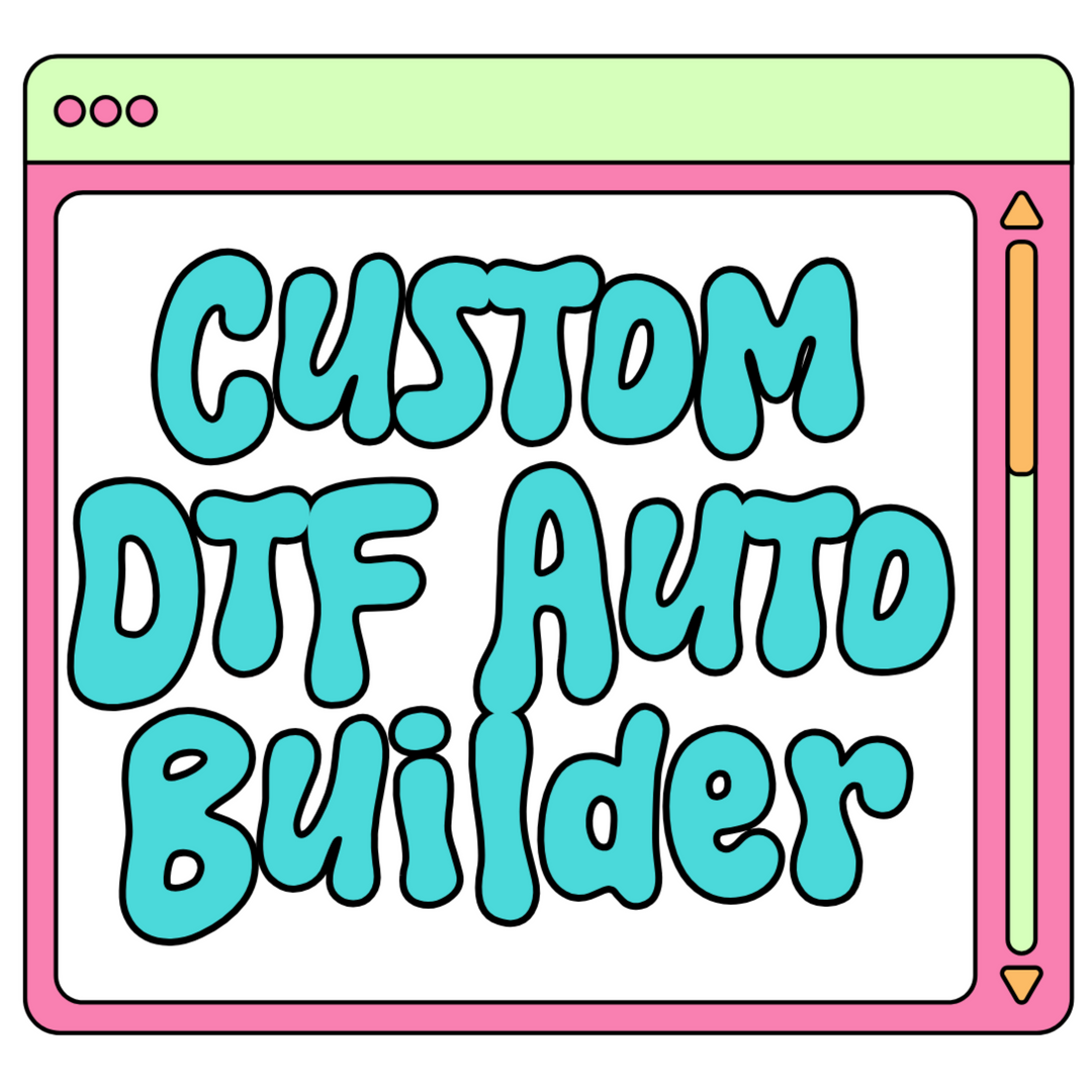 AUTO BUILDER: Auto Nesting Custom DTF and Gang Sheet Builder - DTF Print up to 22”x120”