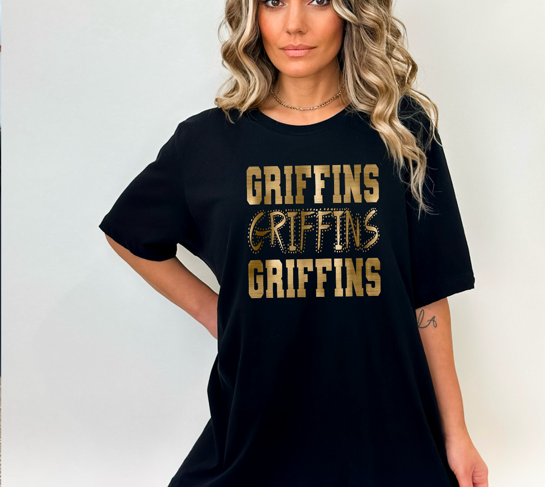 Griffins Foil DTF Print