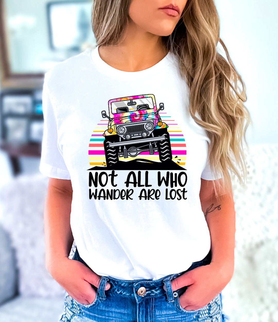 Not All Who Wander Are Lost DTF Print